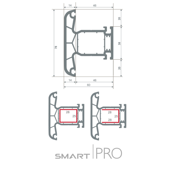 Импост 4-х камерный в Астане
