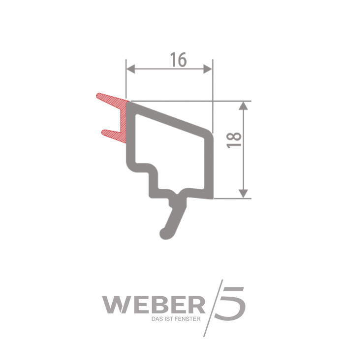 Штапик стандартный 16 мм в Астане
