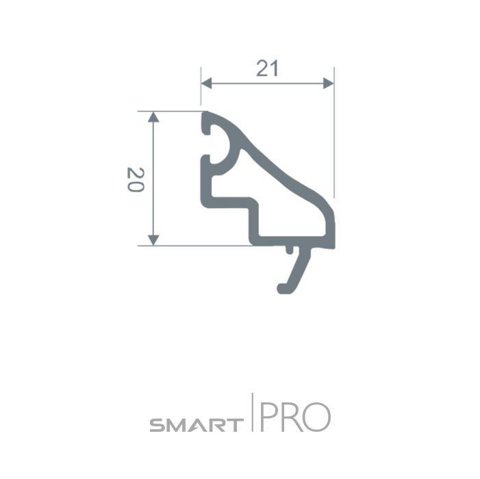 Штапик универсальный 20 мм в Астане