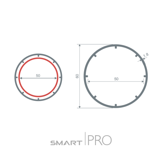 Труба круглая (60) в Астане