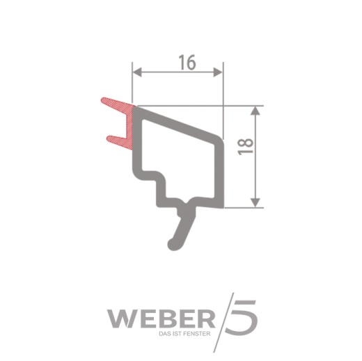 Штапик стандартный 16 мм в Астане